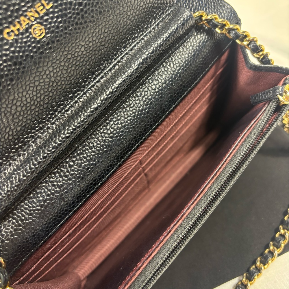 Gorgeous Chanel Woc black caviar gold hardware Sold - Picture 9 of 16